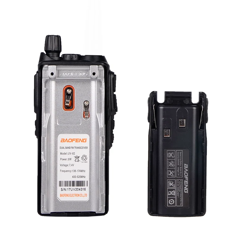 Baofeng UV-82 8 Вт двухстороннее радио с наушниками 136-174/400-520 МГц FM CB Ham Walkie Talkie для взрослых Открытый трансивер