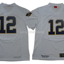 Новое поступление высокое качество NCAA ND#12 Ian Book футболка колледжа Ограниченная серия Джерси S-XXXL