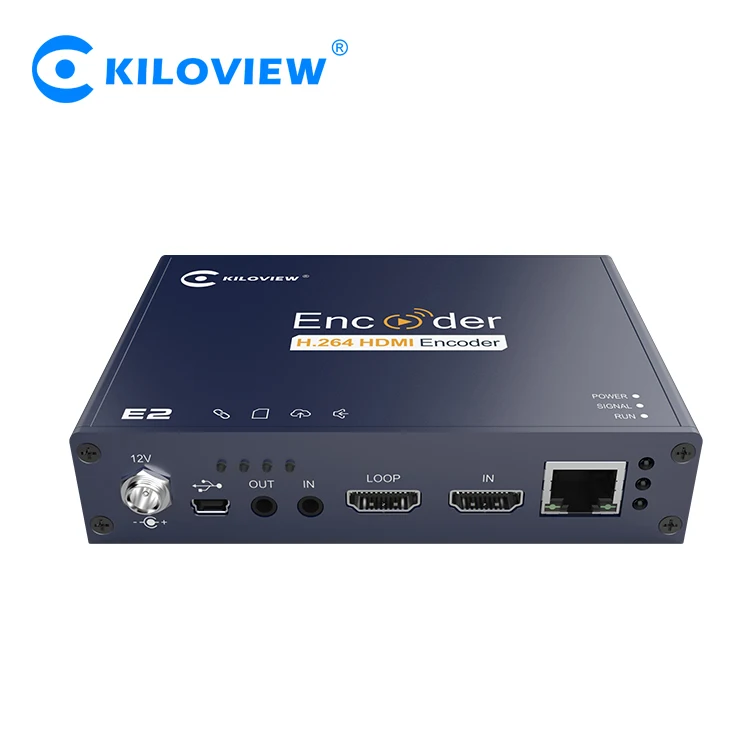 

Kiloview IP Video Encoder H.264 RTSP RTMP Video Encoder