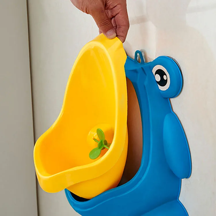 Fixado na Parede do Bebê Gancho Menino Potty Toalete Treinamento Crianças Sapo Suporte Vertical Infantil Criança Banheiro Mictório 4 Cheap Academia de bebê