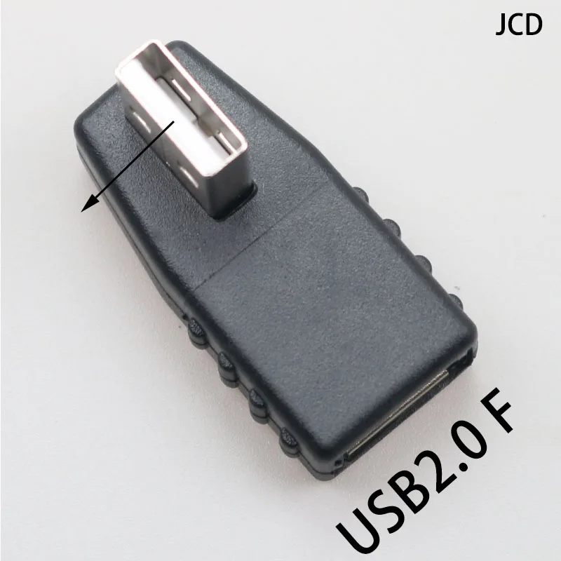 Jcd 1pcs links/rechts/unten/oben Winkel 2,0 Grad USB 2.0a Stecker Buchse Adapter Anschluss für Laptop PC Konvertierungs buchse – Detail 4