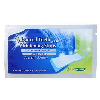 

1 bag = 2 pcs A pack of professional advanced teeth whitening stripsnew beauty teeth stickers