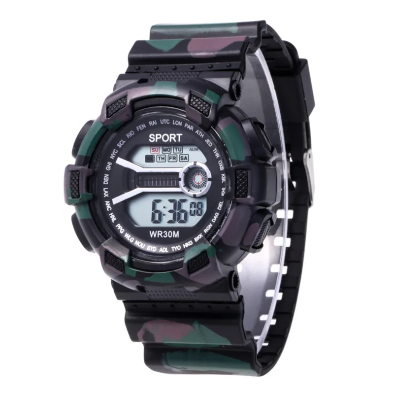 

2019 New Style Multi-functional Mini Electronic Watch Waterproof Alarm Clock Colorful Students Sports Stopwatch Manufacturers Wh