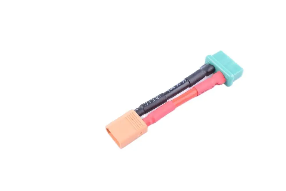 2 шт. мужской XT30 к гнезду MPX адаптер батареи 14awg RC кабель для зарядки 40 мм|Детали и