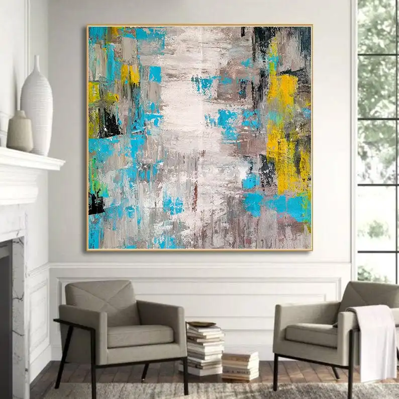 

Modern Wall Art Abstract Painting Oil Painting Large Wall Art Original Painting Abstract Art Bedroom Wall Decor New Home Gift