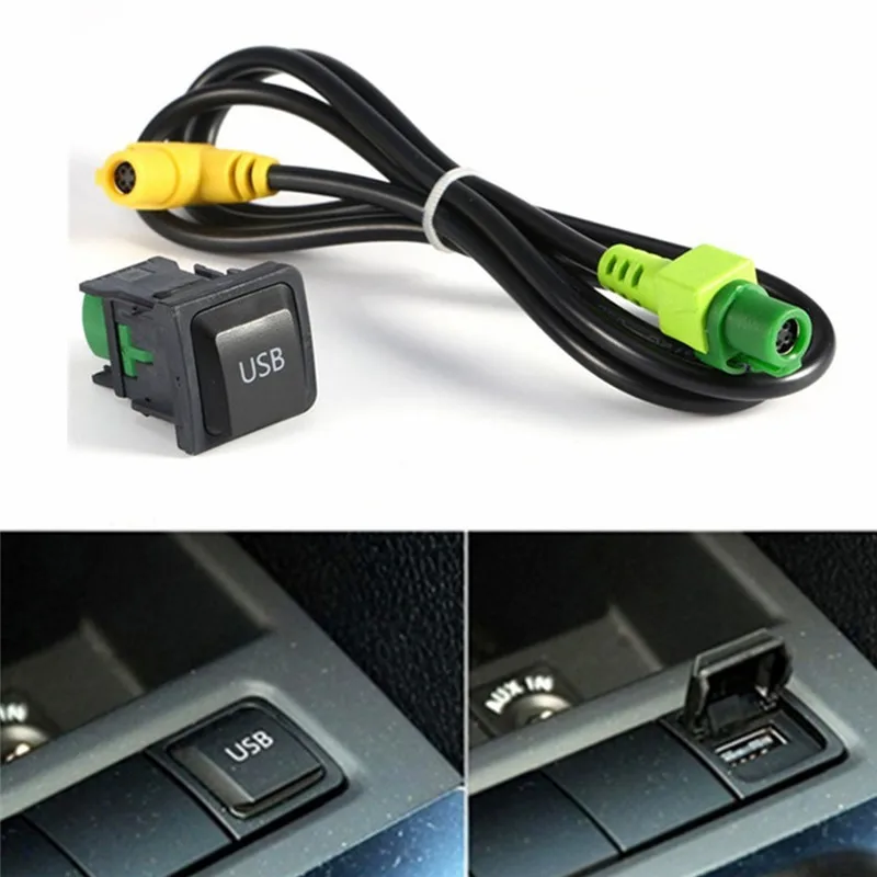 USB переключатель AUX кабель подходит
