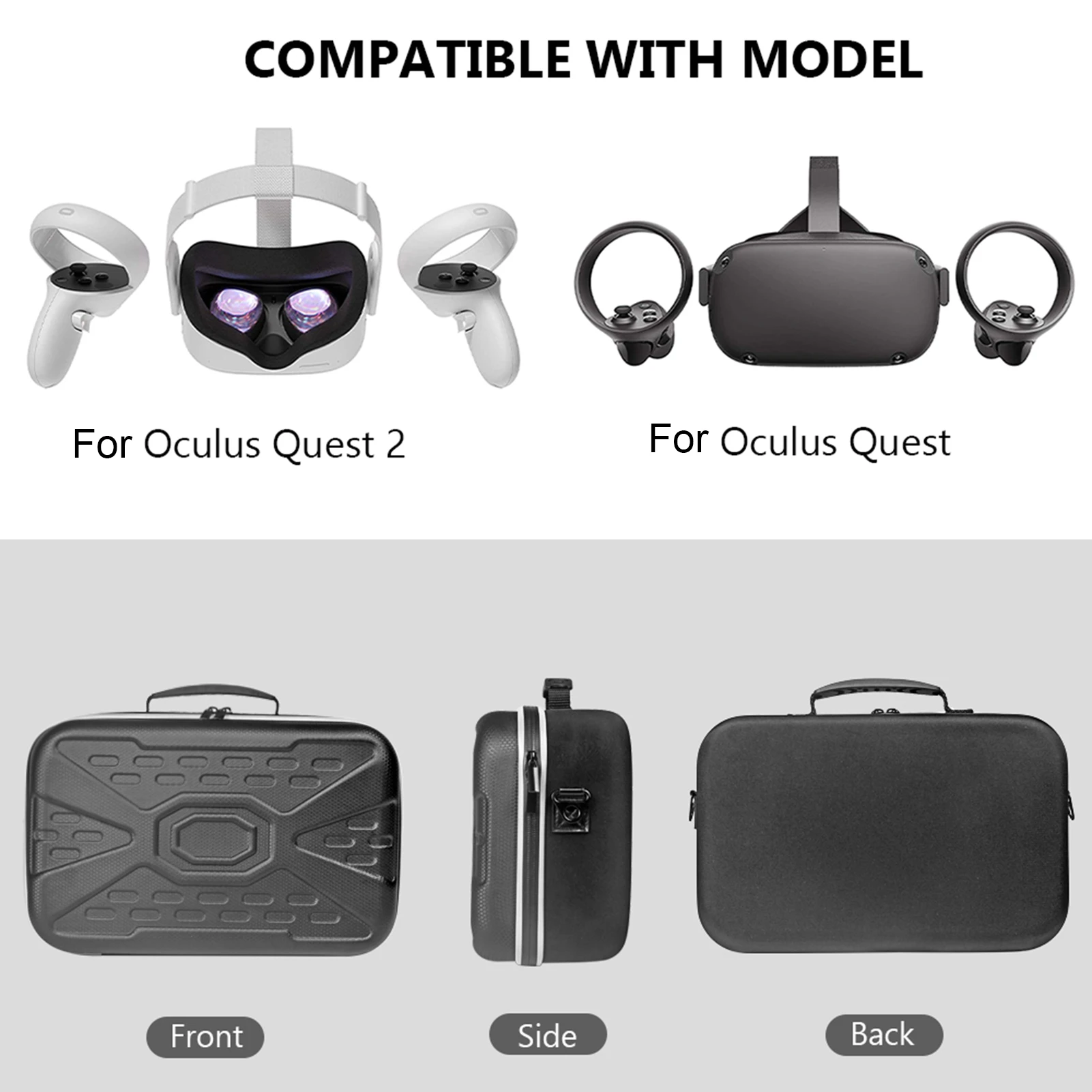 NEW EVA Hard Travel Protect Box Storage Bag Carrying Cover Case For Oculus Quest 2/Oculus Quest All-in-one VR And Accessories