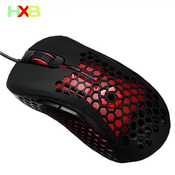 

RGB Gamer Gaming Mouse Magic Vertical Ergonomic Mause USB Wired Honeycomb Hollow 6 Key LED Mouse For PC Desktop Laptop Computer