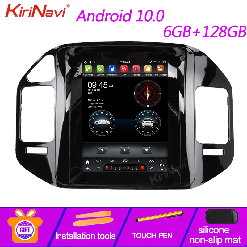 KiriNavi 10 4 &quotAndroid 0 автомобильное радио Automotivo для Mitsubishi Pajero V73 V77 V68 V75 автомобильный