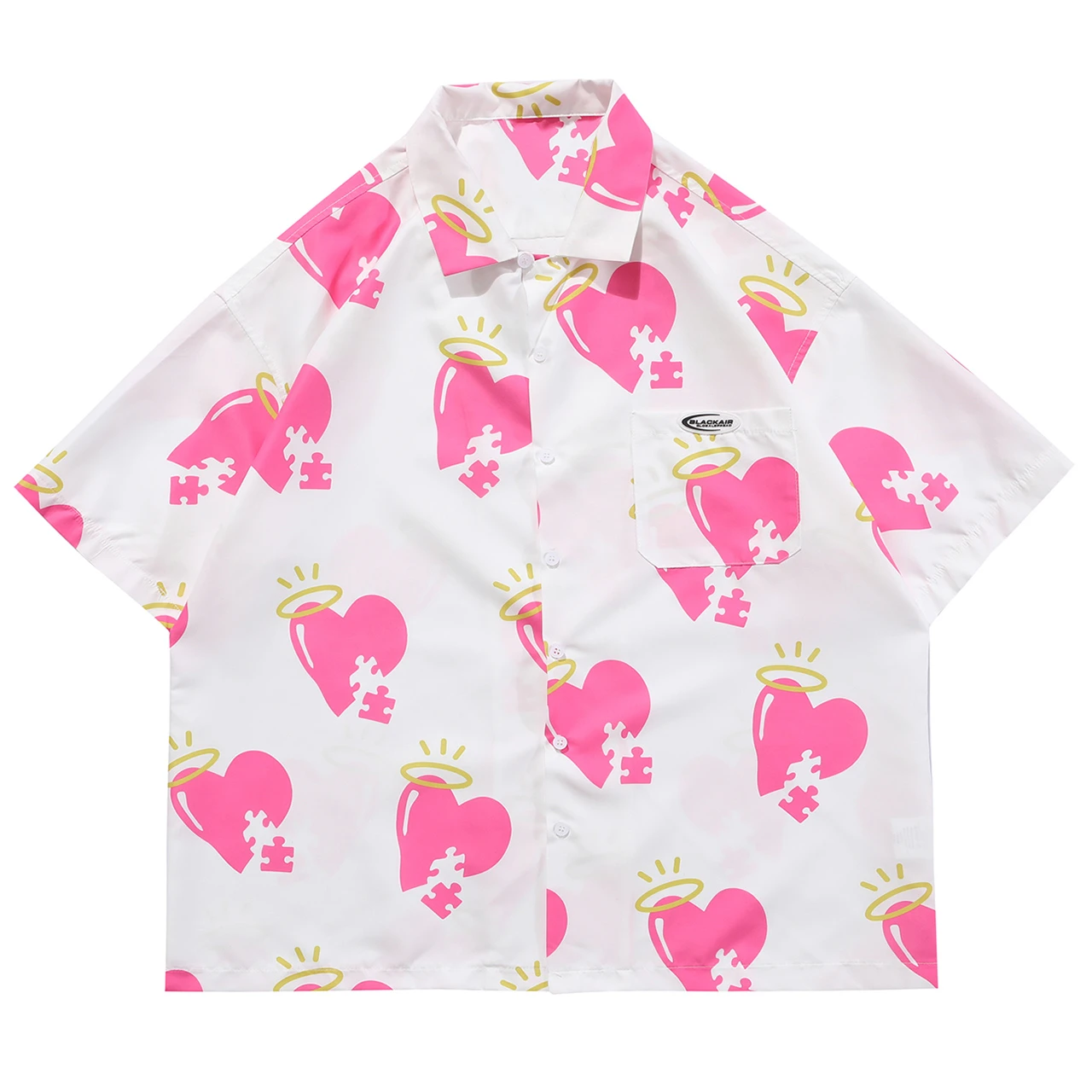 Lacible原宿服グラフィックtシャツ男性ストリートゆるいオーバーサイズヒップホップtシャツ男性のヴィンテージ愛プリント半袖トップス Aliexpress メンズ服