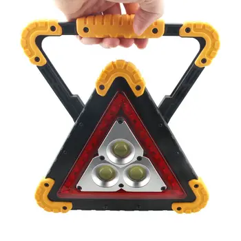 

Set Triangle lED light Car Lamp Safety Roadside Warning Flashing Hiking