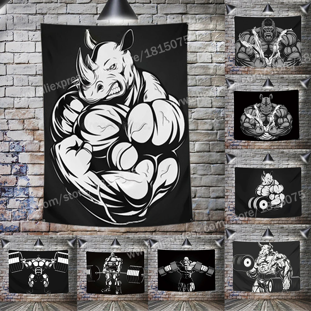 Animal Bodybuilding Poster