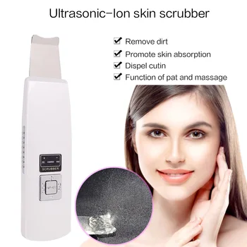 

Ultrasonic Deep Face Cleaning Machine Skin Scrubber Remove Dirt Blackhead Reduce Wrinkles and spots Facial Whitening Lifting