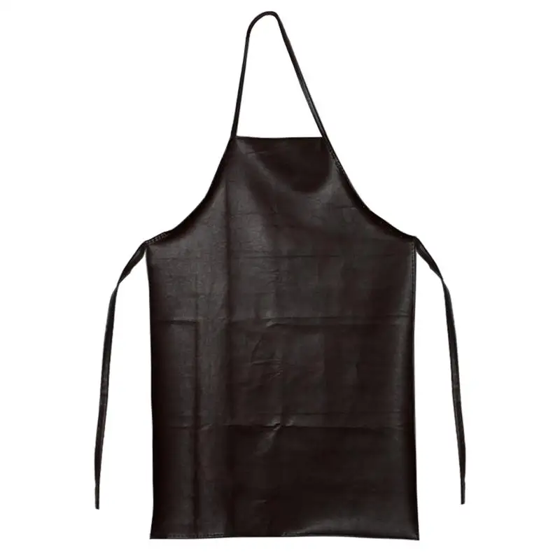 29 Leather Cooking Baking Aprons Waterproof Oil-Proof Kitchen Apron Restaurant Aprons For Women Home Sleeveless Apron