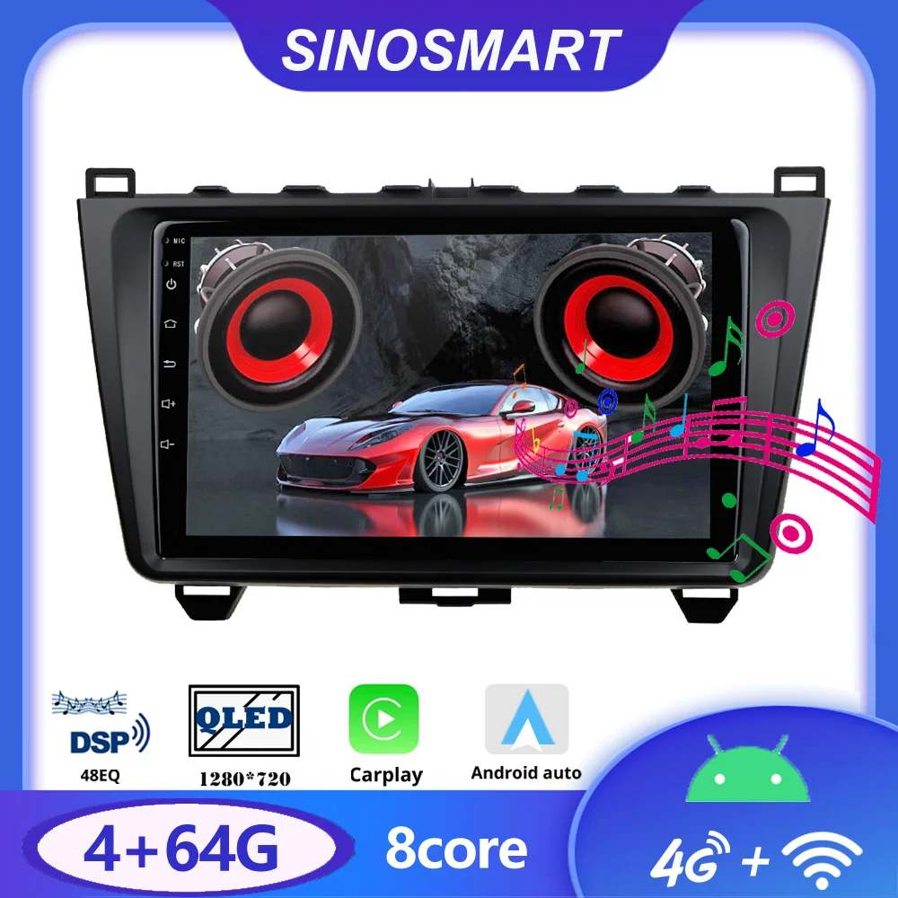 SINOSMART Car GPS Navigation Player for 