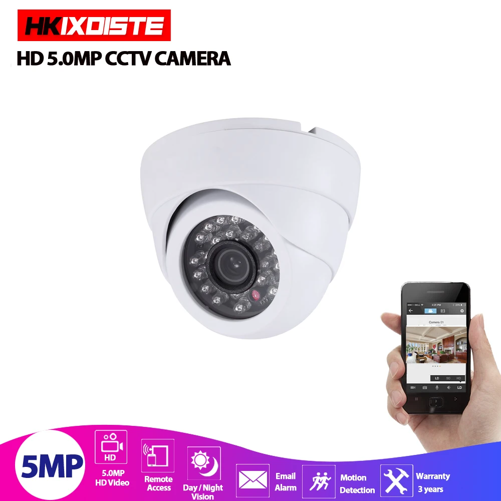 Стандартная AHD-камера видеонаблюдения 5 МП 4 1080P FULL Digital HD SONY-IMX325 комнатная и
