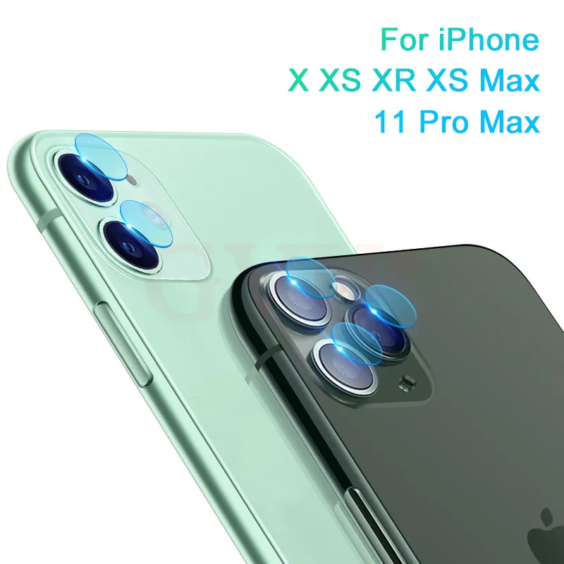 Задняя защита для объектива камеры стекло на iphone X XR XS MAX 11 PRO MAX задняя линза Закаленное стекло пленка на iphone 11 PRO MAX