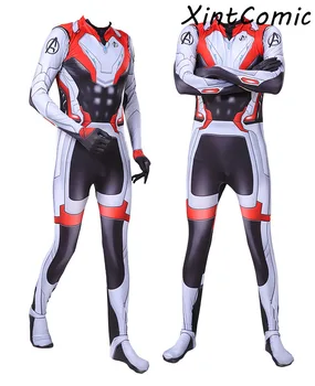 

For Avengers 4 Endgame Quantum Realm Superhero Marvel Cosplay Costume Superhero Zentai Jumpsuits Kid Adult