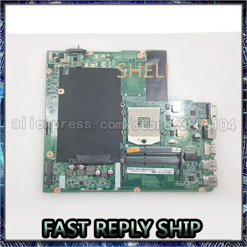 Материнская плата SHELI для ноутбука LENOVO 90000107 11S90000107 Ideapad Z580 DA0LZ3MB6G0 LZ3 PGA989 HM76 DDR3