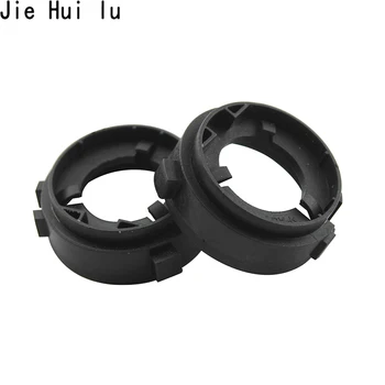 

1 Pair H7 LED Headlight Bulb Base Adapters Holders Retainers for Golf MK6 High Quality Plastic Material Car Lights Base Black