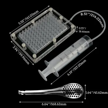 

Caviar generator fish seed dressing box 100 hole seed generation tool