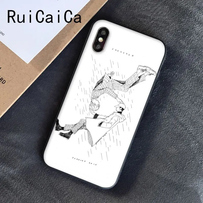 A2 Ruicaica KPOP RM Mono Мягкий Силиконовый ТПУ чехол для телефона iPhone 8 7 6S 6Plus X XS MAX 5 5S SE XR чехол - Цвет: A2