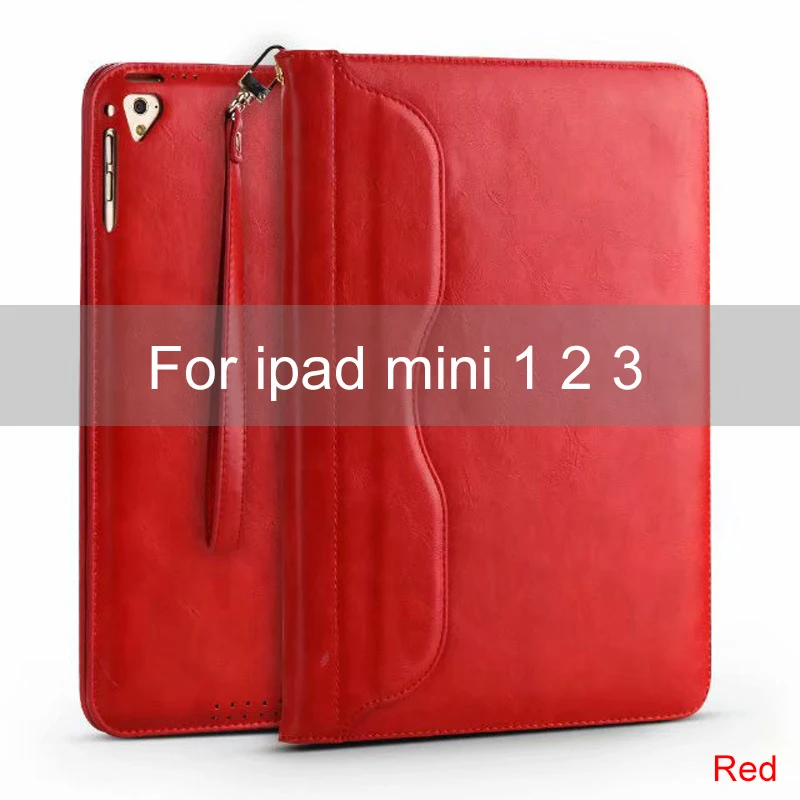 For mini 1 2 3 Essidi роскошный кожаный умный чехол рукав для iPad mini 4 3 2 1th Gen стенд планшетный защитный чехол для IPad Mini 1 2 3 4 - Цвет: For mini 1 2 3