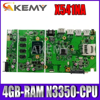 

Akemy X541NA Laptop motherboard for ASUS X541NA original mainboard 4GB-RAM N3350-CPU
