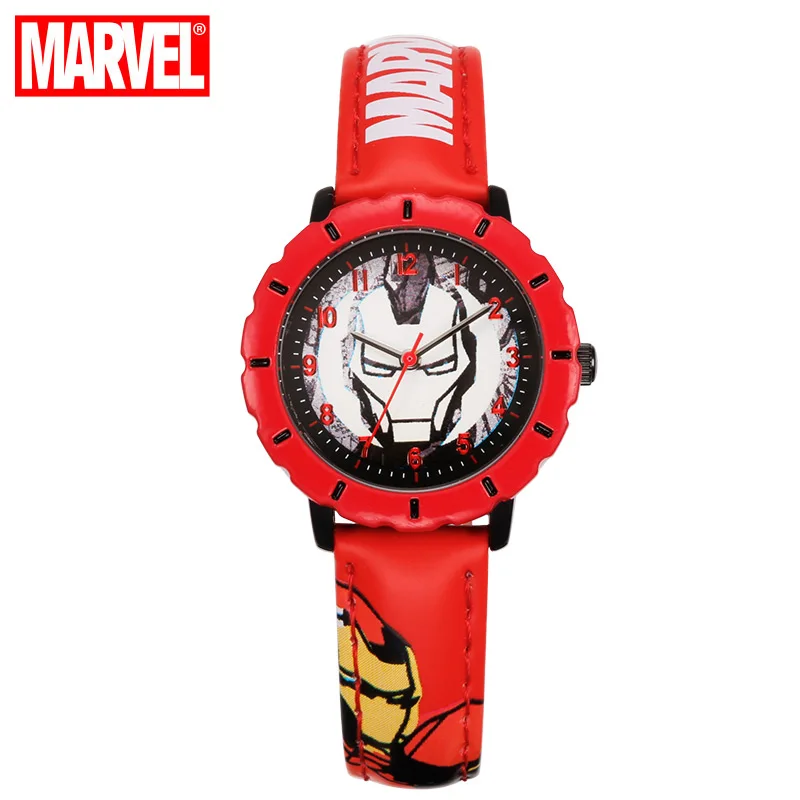 Watches Kids Super-Hero Marvel-Clocks Quartz Boy Gift Iron-Man Children Fashion Casual