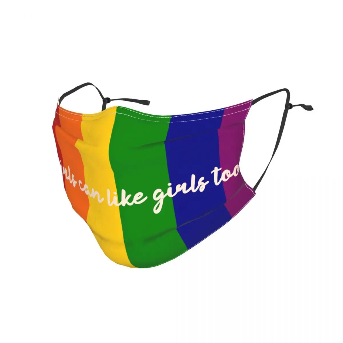 ЛГБТ-девушки для гей-прайда и лесбиянок неодноразовая маска лица с защитой от