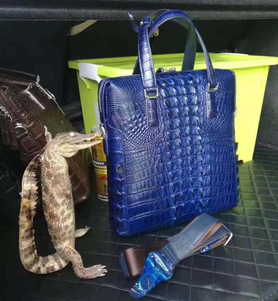 Women's Genuine Leather Croc Print Satchel Bags - ROMY TISA