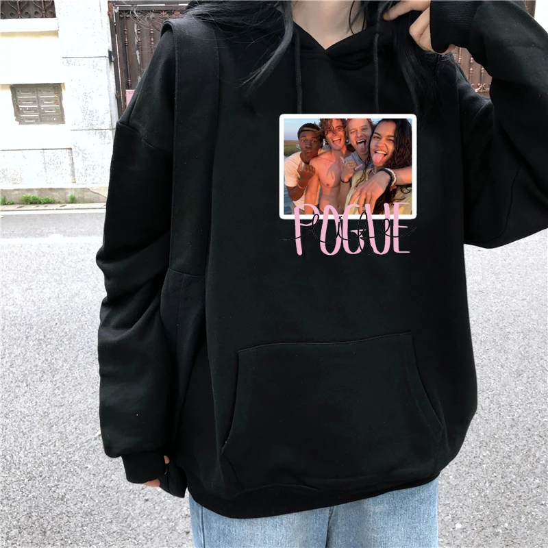 

New autumn/winter 2020 JJ Rudy Pankow Outer Banks Picture new printed women's long sleeve hoodie fashion loose lovers sweatshirt