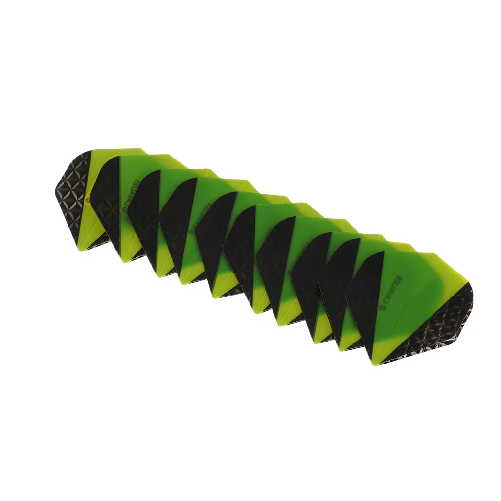 10Pcs Standard Shape Flights PET Extra Tough Thick Tail Accessories Dart Flights 10Pcs Standard Shape Flights PET Extra Tough Thick Tail Accessories Dart Flights
