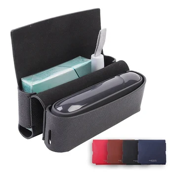 

Luxury Flip Leather Case Wallet Pouch Bag Holder E Cigarette Box Case Cover Holder Case For IQOS 3.0