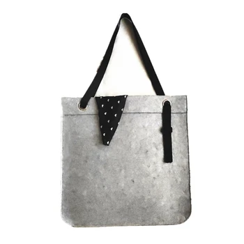 

FGGS-Felt Shopping Shoulder Storage Hand Bag Handbag Shopper Tote Bags Eco Friendly Bag for Women Ladies Purse Handbags Pouch To