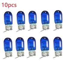 10 шт./лот супер яркая галогенная лампа W21 5 Вт T20 580 7443 7440 ксенон белый 5000 К галогенный боковой светильник Hid лампа высокой мощности