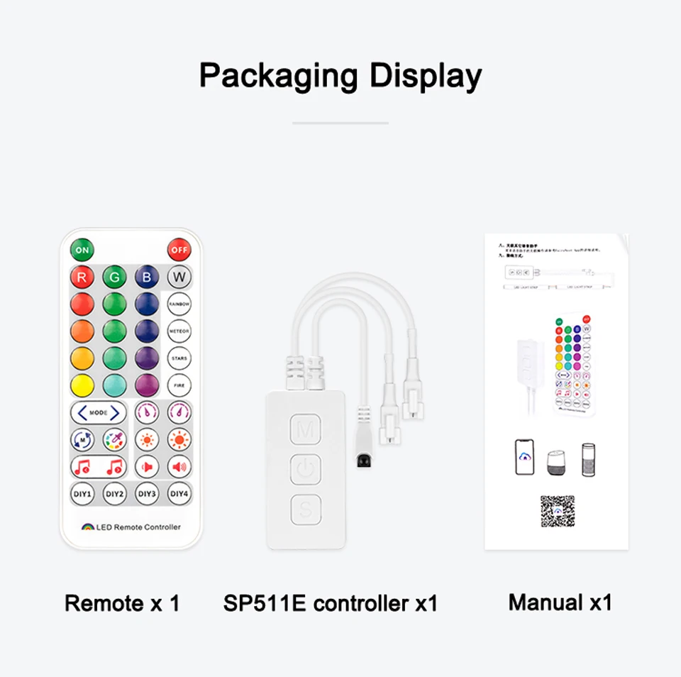 SP511E Música Wifi Alexa WS2811 WS2812B Controller