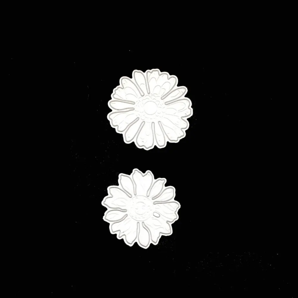 2 шт Цветущая Рамка Металлическая высечка высечки цветок формы тиснение для