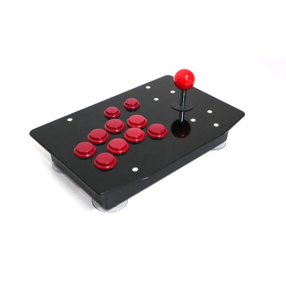 Joystick de Arcade para pc Painel Acrílico Preto Usb com Fio Rac-j500s 10 Botões - Image 3