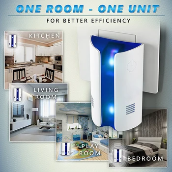 

Frequency Conversion Ultrasonic Electronic Mosquito Killer Repellent Mice Cockroach Mosquitoes Moths Insect Killer Pest Control