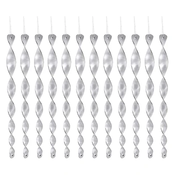 

18 Pcs Bird Repellent Rods, Reflective Bird Deterrent Rods, Bird Deterrent Rods Reflective Bird Frighten Pigeons