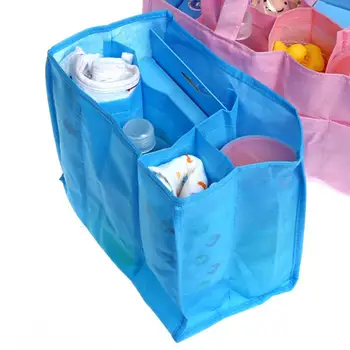 

11.11 Hot Solid Color 5 Grid Baby Milk Bottle Storage Bag Mummy Feeding Separated Pouch Christmas gift