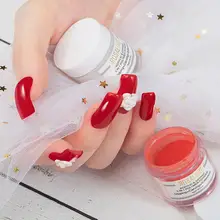 Сделай Сам порошок для ногтей Замачивание матовая прозрачная лампа цветной дизайн ногтей Пудра для напыления украшения для ногтей маникюр