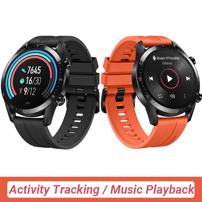 Stock Global Version Huawei Watch Gt2 Gps Days Working Waterproof Phone Smart Call Heart-4