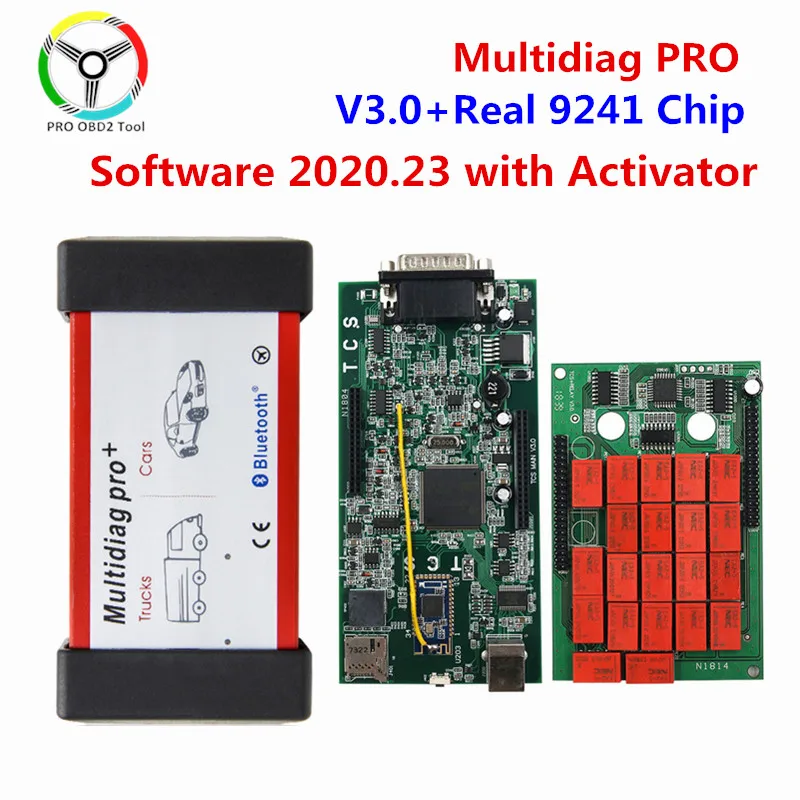 DS TCS Multidiag Pro Зеленая Одиночная печатная плата real 9241A чип 2020 23 Бесплатный генератор