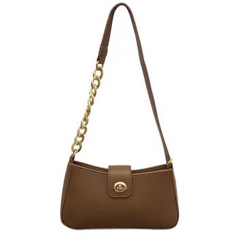 

Small bag autumn and winter new Korean version of the retro chain armpit bag wild shoulder bag ins texture popular bag