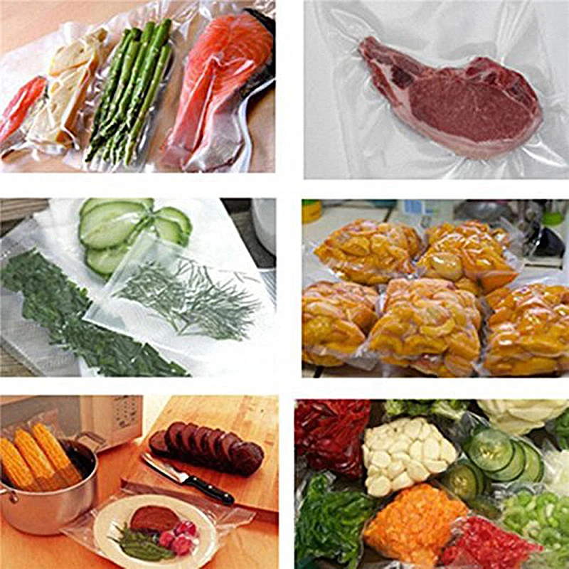 1 рулон пакеты для вакуумной упаковки продуктов|Целлофановые и пластиковые