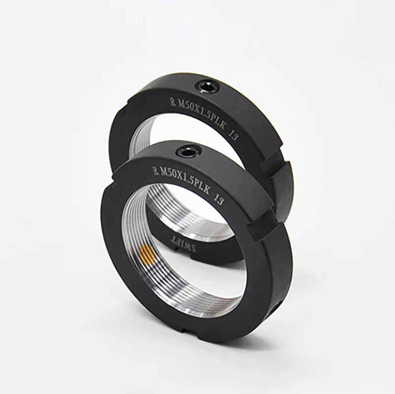 thumbnail image 2 of R-Type Radial Precision Lock Nut - Precision Lock Back Anti-Loose Round Nut Cap Wire Lever 2 of 13