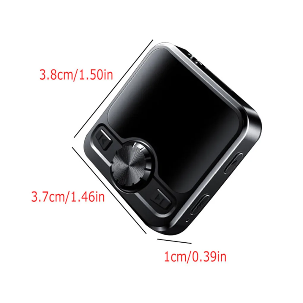 Диктофон Bluetooth спорт HIFI MP3 плеер Запись звука ручка IPX6 FM радио повторитель 1,2 дюймов дисплей