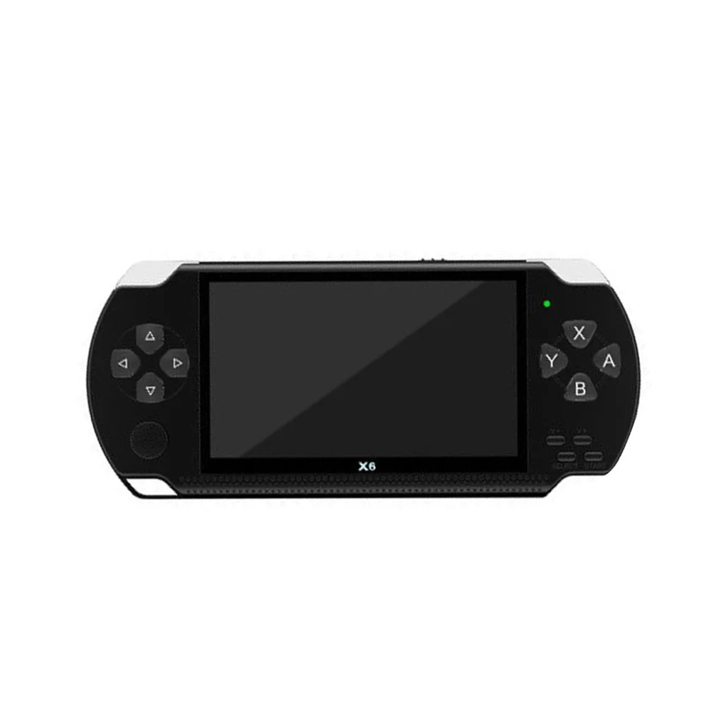 Black EU 4,3 дюймов встроенные 1000 игры, 8 ГБ портативный игровой плеер MP3 MP4 MP5 плеер Видео FM камера портативная игровая консоль - Цвет: Black EU